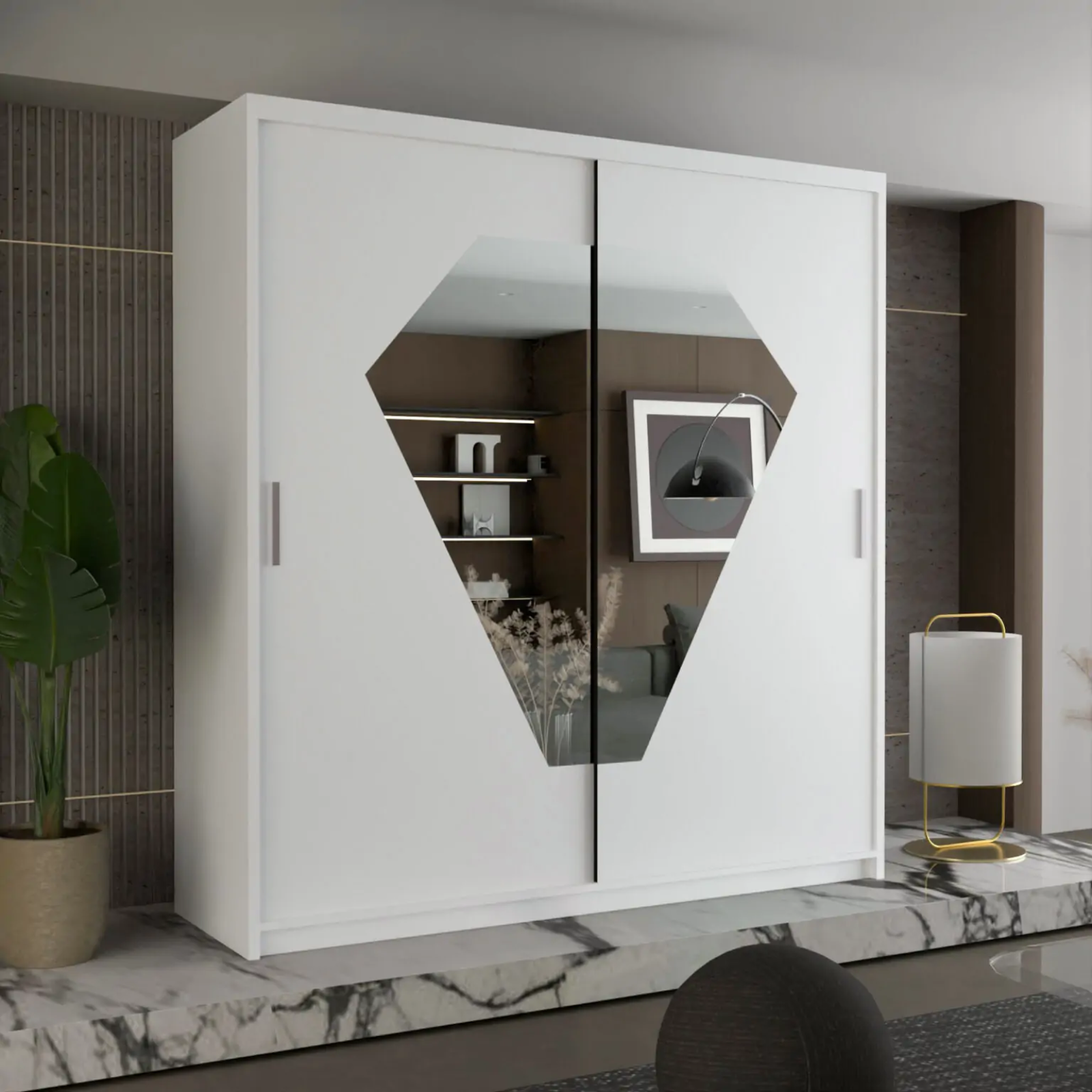 DIAMOND SLIDING WARDROBE